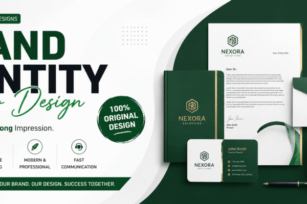 I will design a professional logo and complete brand identity for your business