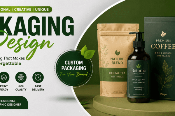 I will design professional product packaging, box, pouch and label design