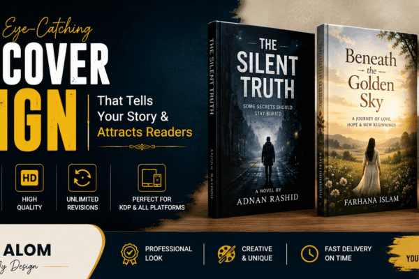 I will design a professional and eye-catching book (e-book) cover for your book