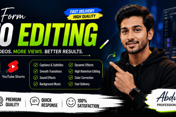 I will edit engaging short form videos for TikTok, Reels, YouTube Shorts